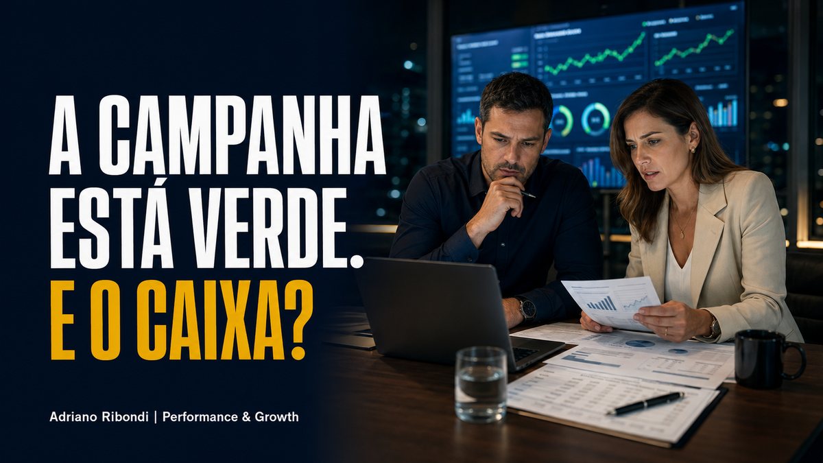 A campanha parece boa no gerenciador. O financeiro concorda?