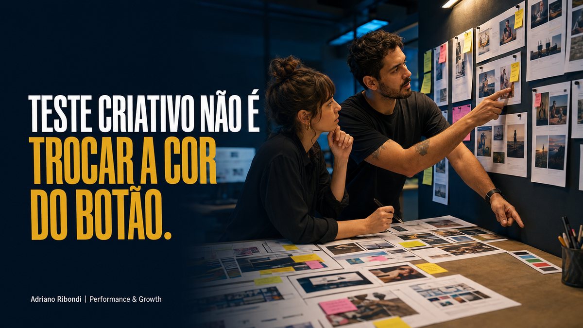 Teste criativo não é trocar a cor do botão
