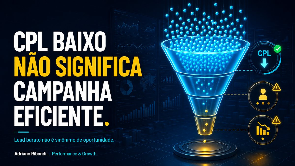CPL e eficiência de campanha